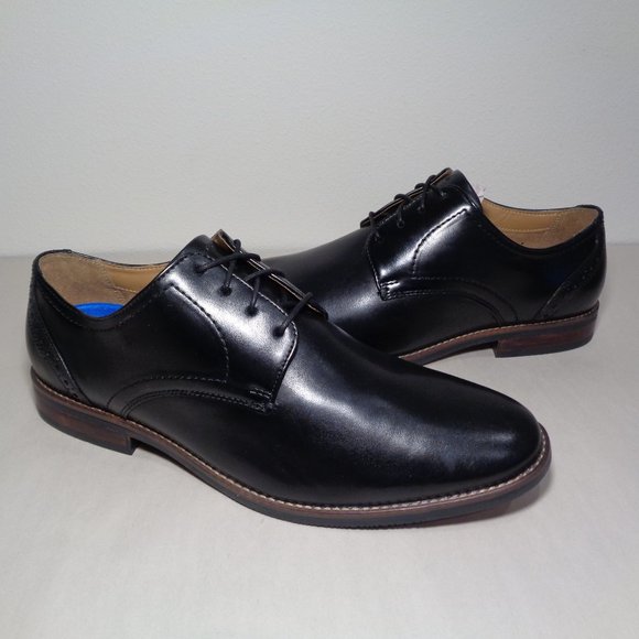 Nunn Bush Size 13 Wide FIFTH WARD FLEX Black Leather Oxfords New Men\'s Shoes main image 6